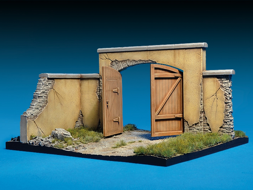 Ecomodelismo.com: Entrada a la granja: Dioramas 1/35: Maquetas