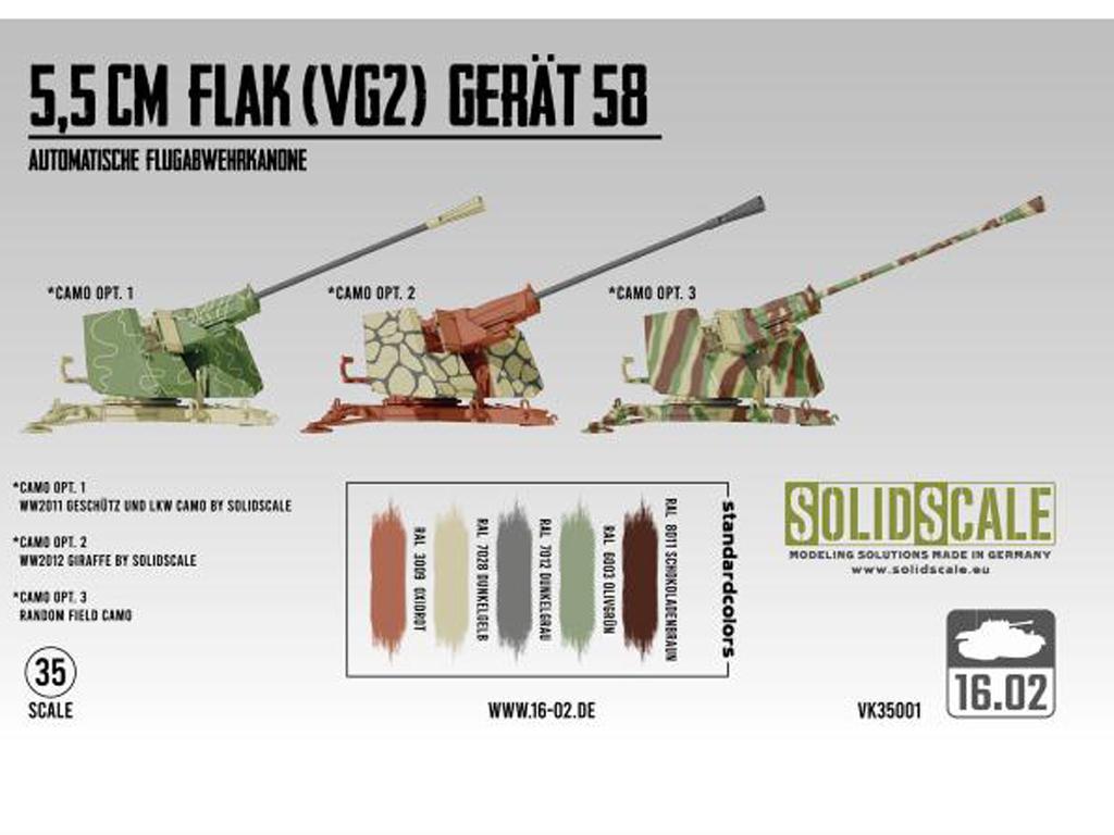 5,5cm Flak (VG2) Gerät 58 Autom. Flugabwehrkanone (Vista 3)