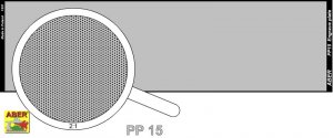Engrave plate (140 x 39 mm) - pattern 15 (Vista 4)