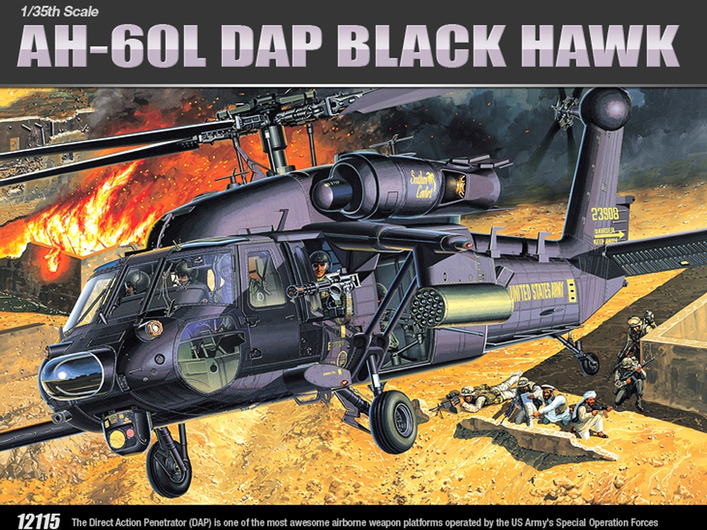 AH-60L Dap Black Hawk  (Vista 1)