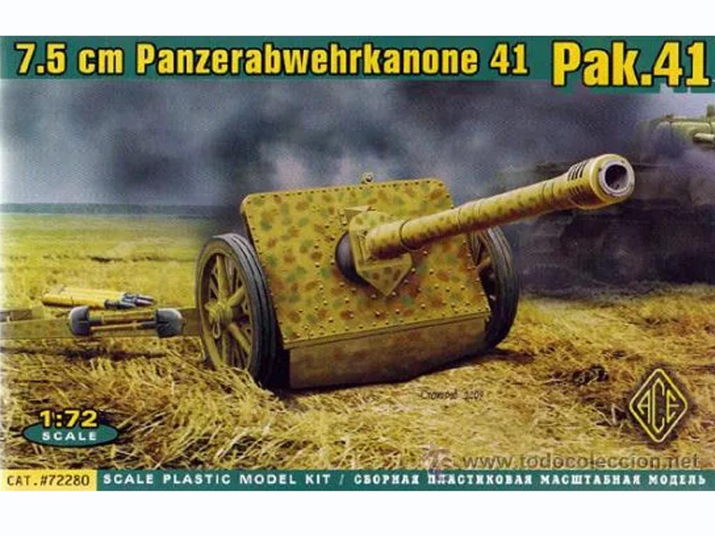 German Antitank Pak 41 - 75mm  (Vista 1)