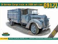 G917T 3t German Cargo truck (Vista 2)