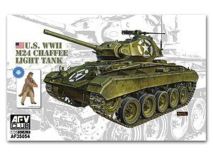 U.S. WWII M24 Chaffee Light Tank  (Vista 1)