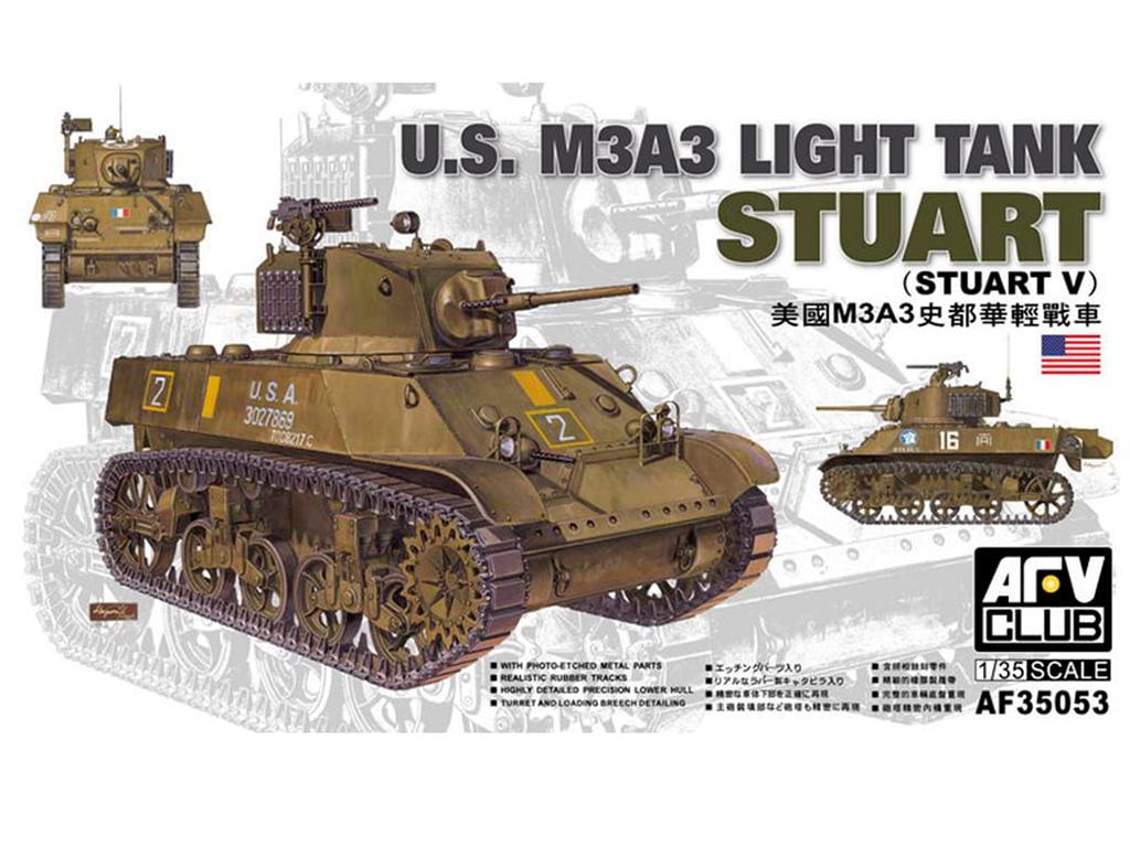 M3A3 Stuart Light Tank (Vista 1)