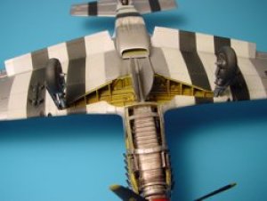 P-51B/C MUSTANG wheel bay - TAMIYA  (Vista 1)