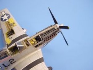 P-51D Mustang detail engine set - Tamiya  (Vista 1)