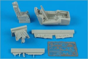 F-16C Falcon cockpit set - TAMIYA  (Vista 1)