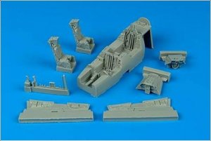 F-14A Tomcat cockpit set - HASEGAWA  (Vista 1)