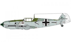 Messerschmitt BF109E  (Vista 4)