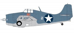 Grumman F4F-4 Wildcat   (Vista 3)