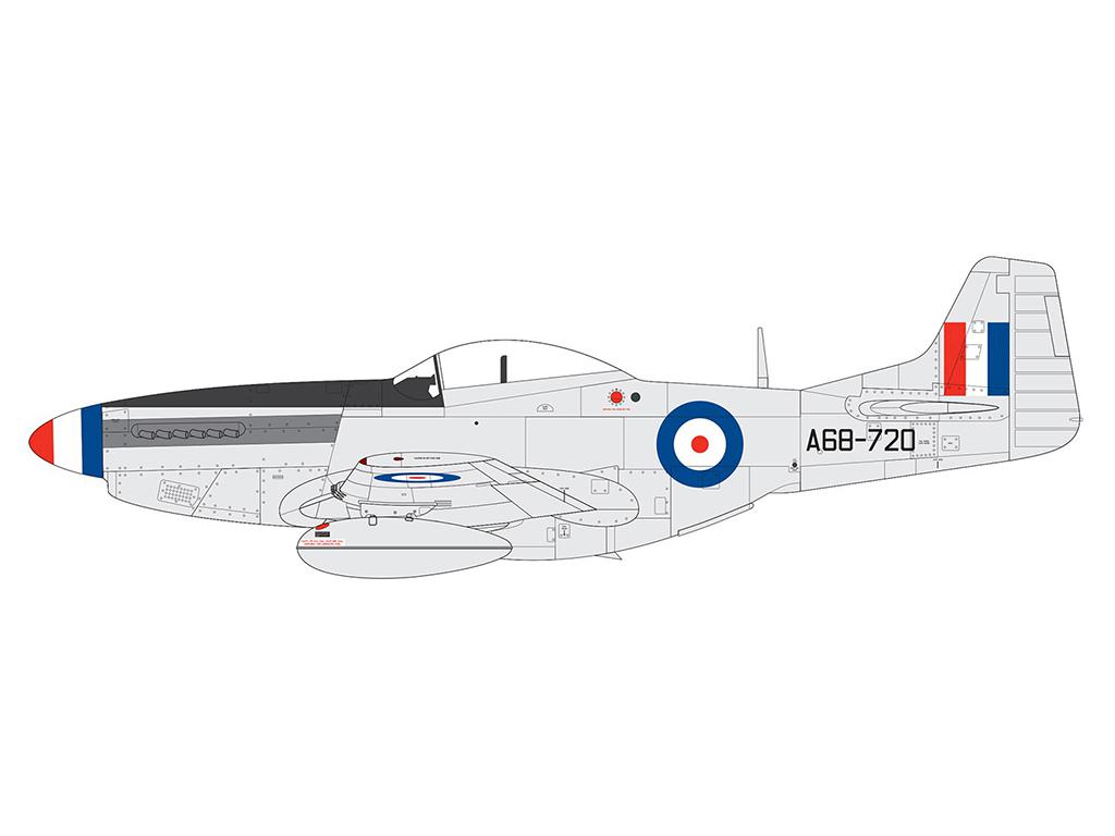 North American F51D Mustang (Vista 2)