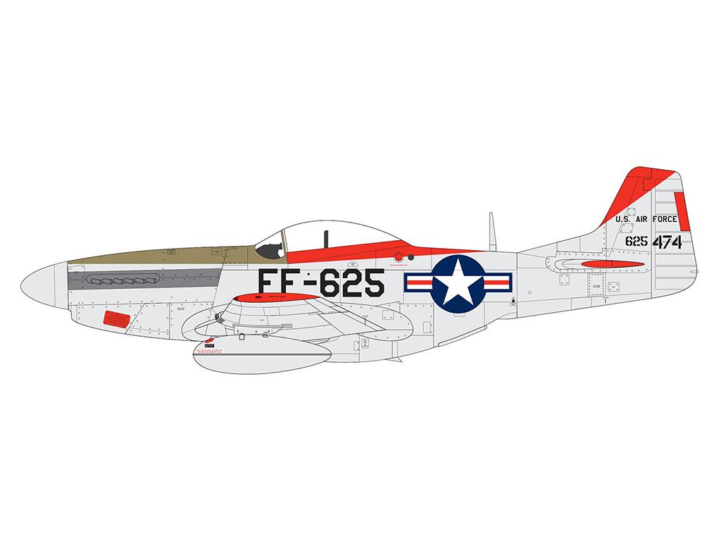 North American F51D Mustang (Vista 4)