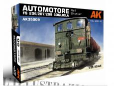 Automotore FS 206/207/208 Sogliola Rail Shumter - Ref.: AKIN-AK35009