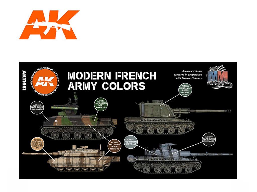 Colores modernos del ejército Francés (Vista 2)