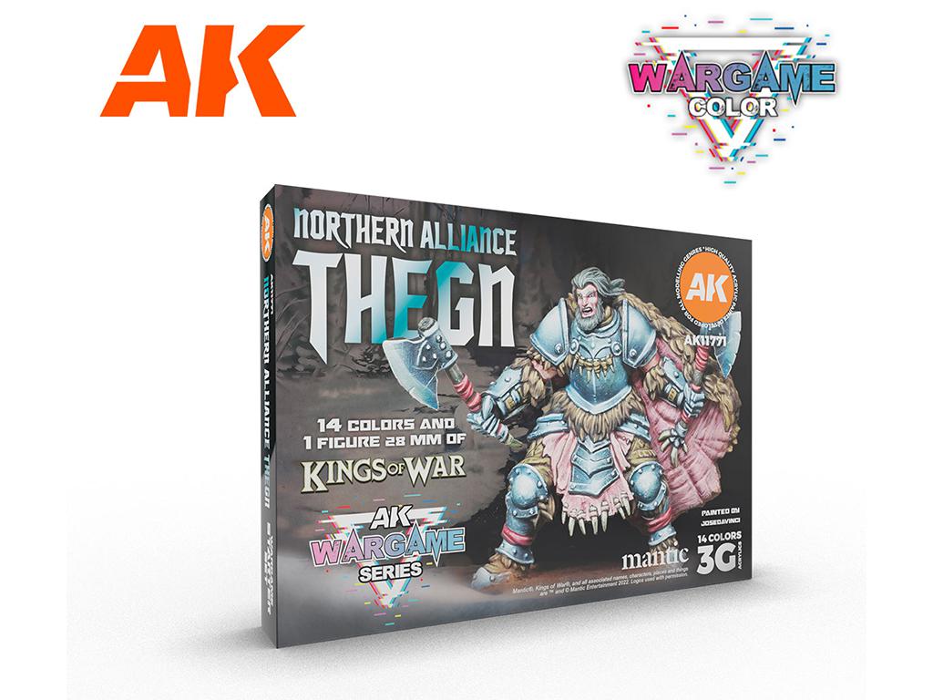 Northern Alliance Thegn – Wargame Starter Set – 14 Colors & 1 Figure (Vista 1)