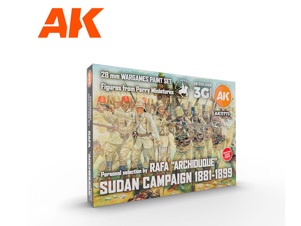 Signature Set – Rafa “Archiduque” – Sudan Campaing 1881-1899 – 28mm Wargame Paint Set (Vista 1)