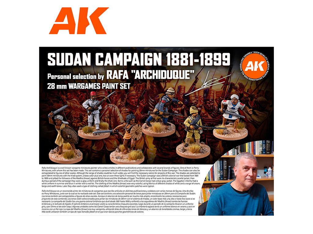 Signature Set – Rafa “Archiduque” – Sudan Campaing 1881-1899 – 28mm Wargame Paint Set (Vista 3)