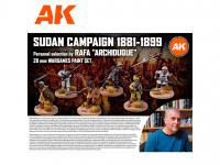 Signature Set – Rafa “Archiduque” – Sudan Campaing 1881-1899 – 28mm Wargame Paint Set (Vista 9)