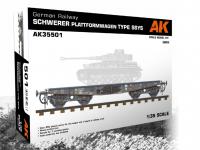Plataforma ferroviaria de cuatro ejes tipo SSys (Vista 2)