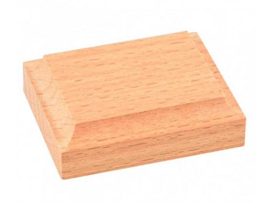 Peana de Madera Natural 50 x 40 mm (Vista 1)