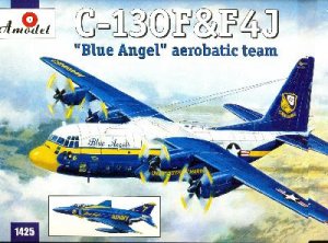 C-130 & F4J Blue Angel  (Vista 1)