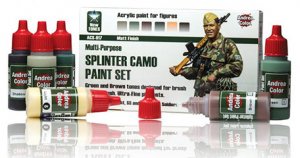 Set de Pintura Splinter Camo - Ref.: ANDR-ACS017