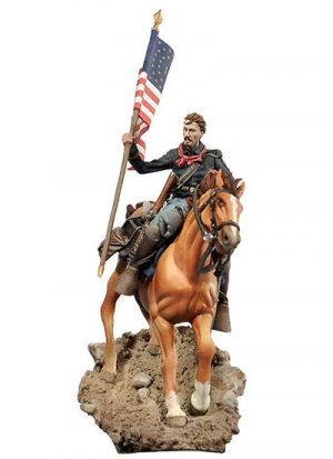 U.S. Cavalry Flag Bearer, 1876  (Vista 2)