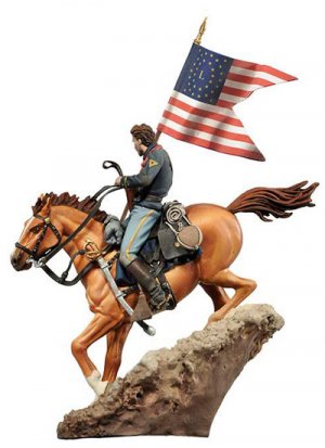 U.S. Cavalry Flag Bearer, 1876  (Vista 4)