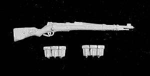 Mauser KAR 98K y cartucheras  (Vista 1)