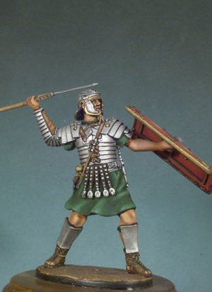 Soldado romano en batalla 125 DC  (Vista 2)