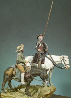 Don Quijote y Sancho  (Vista 1)