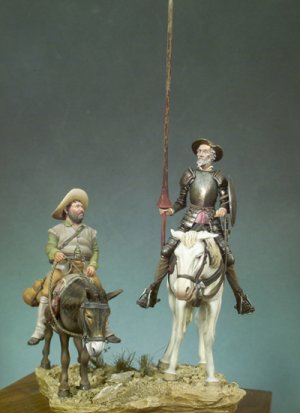 Don Quijote y Sancho  (Vista 2)