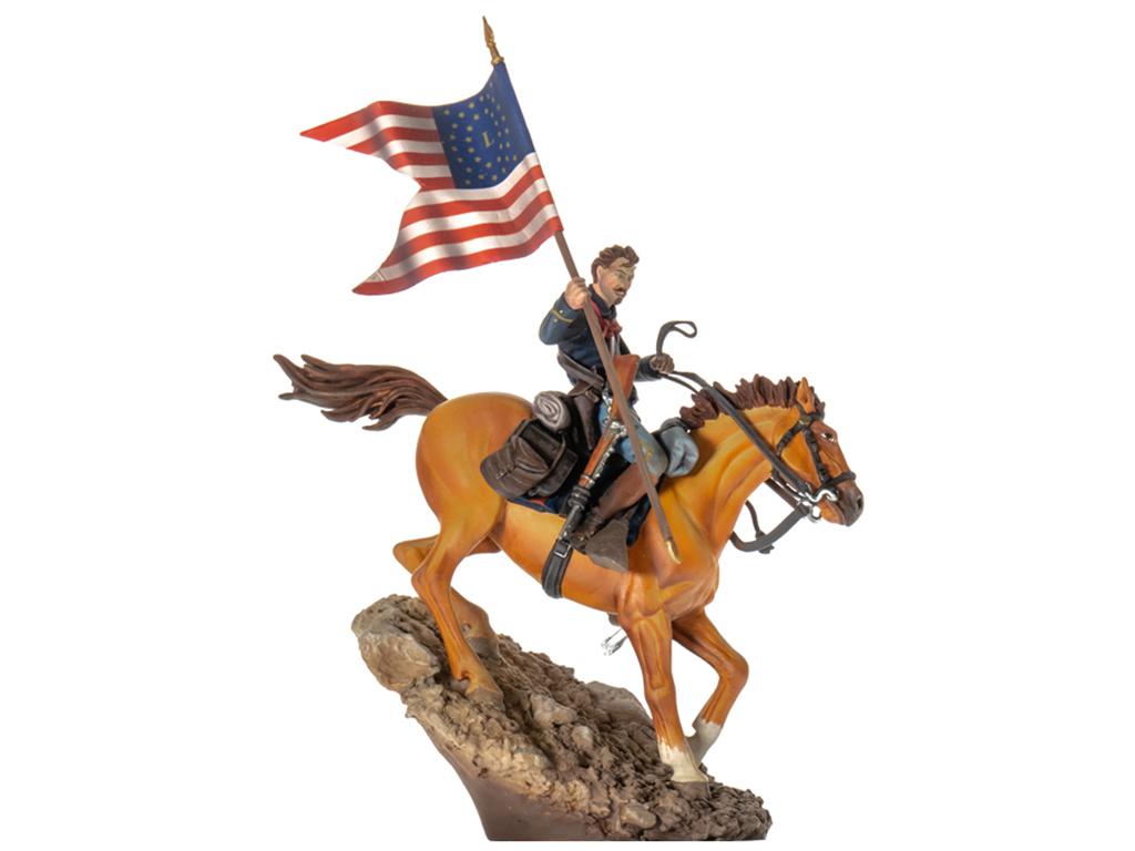 U.S. Cavalry Flag Bearer, 1876 (Vista 2)