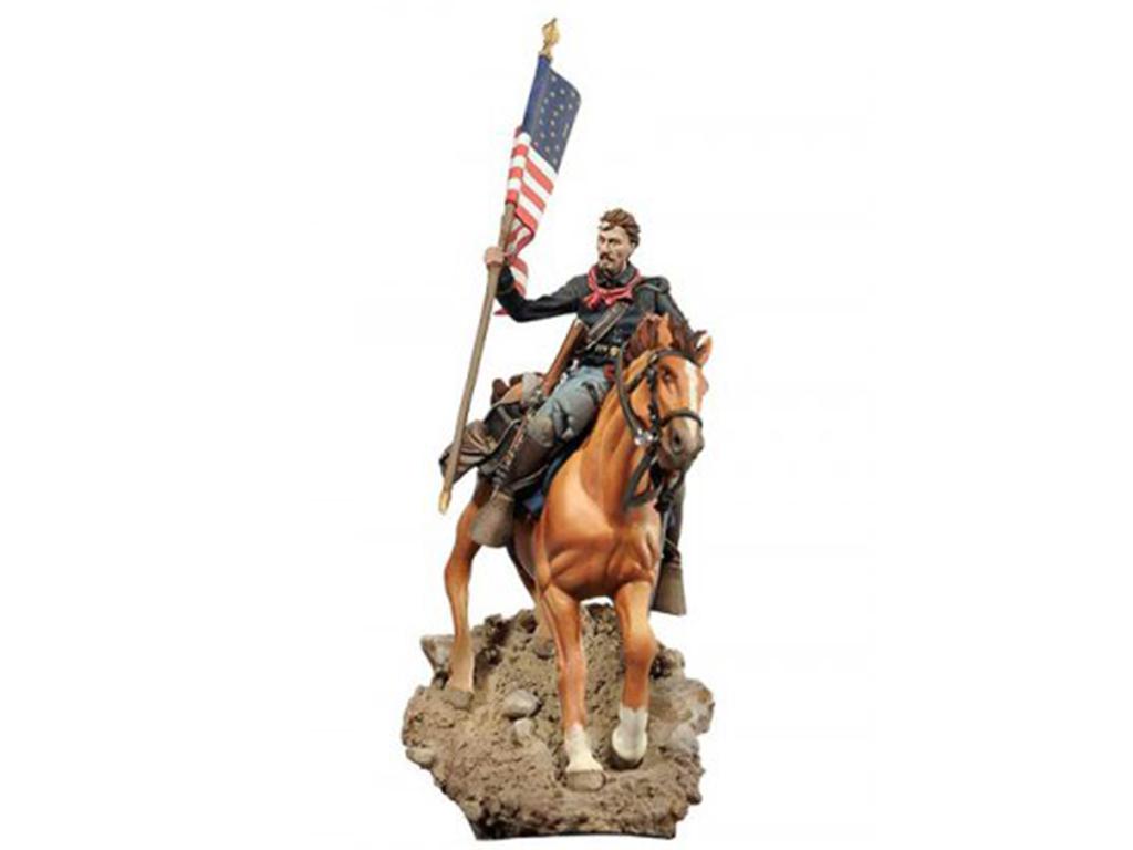 U.S. Cavalry Flag Bearer, 1876 (Vista 4)