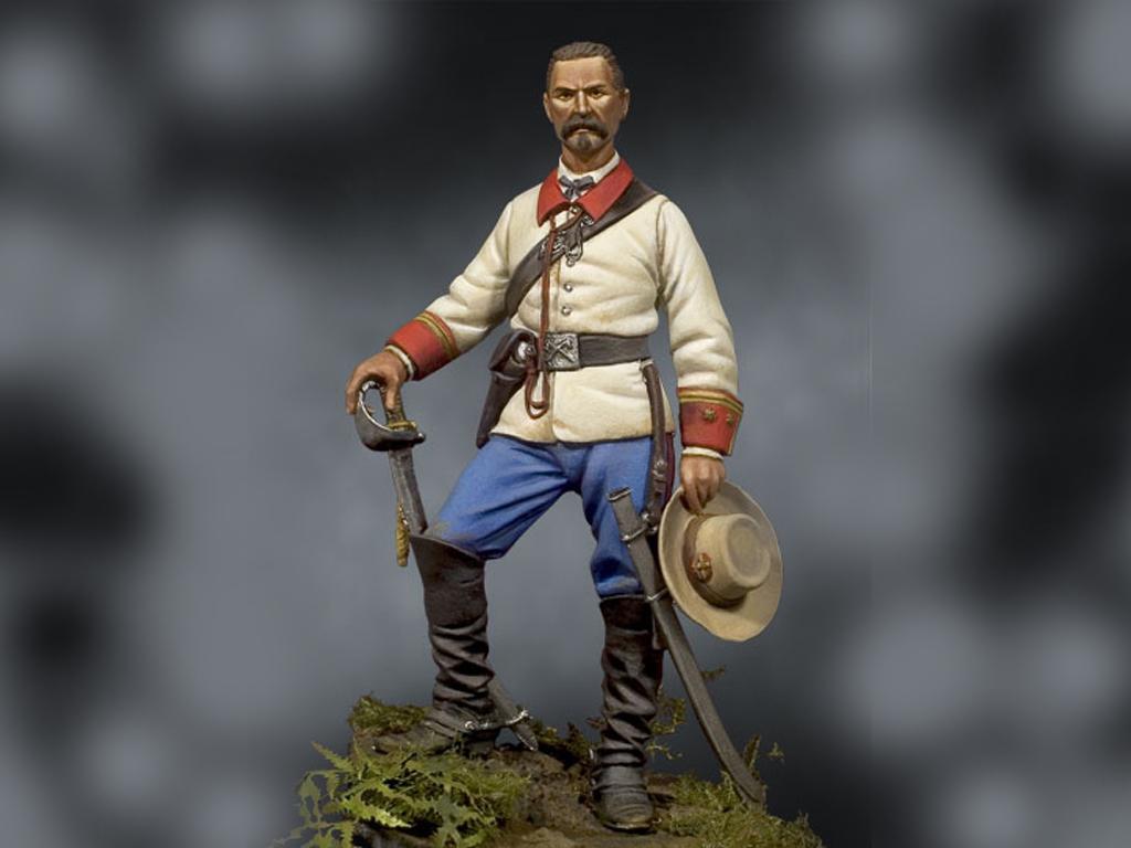Oficial de caballería Española. Cuba 189 (Vista 1)