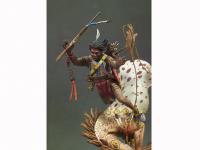 Guerrero Sioux cayendo del caballo (Vista 8)