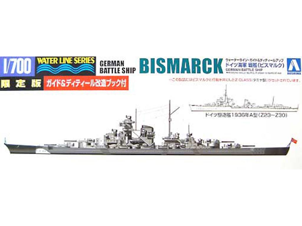 German Battleship Bismarck + Z Class Destroyer (Vista 1)