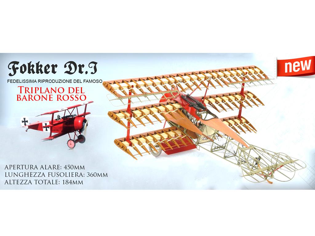 Fokker Dr.I, el Triplano del Barón Rojo (Vista 1)