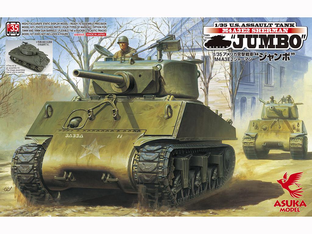 U.S. Assault Tank M4A3E2 Sherman Jumbo (Vista 1)