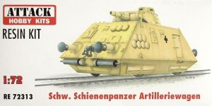 Schienenpanzer artillery wagon  (Vista 1)