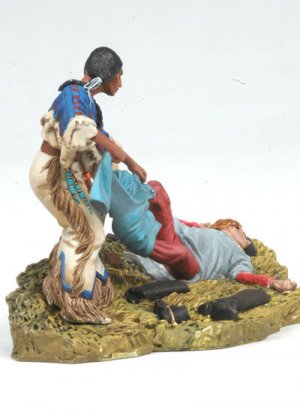 Squaw looting US Cavalryman  (Vista 2)