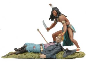 Sioux scalping US Cavalryman  (Vista 1)