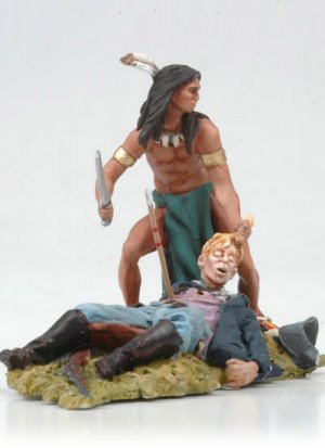 Sioux scalping US Cavalryman  (Vista 3)