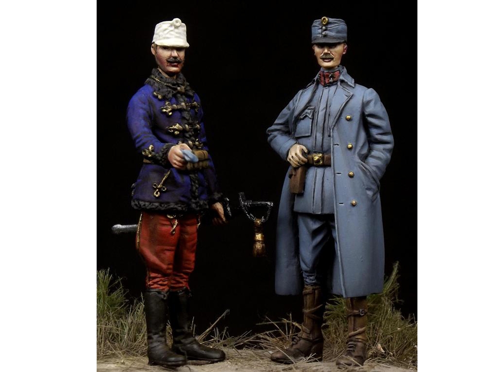 Austro-Hungarian Officers WW I  (Vista 1)