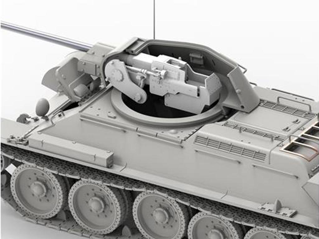 T-34 revisado (tipo 1) y T-34-76 (Vista 2)