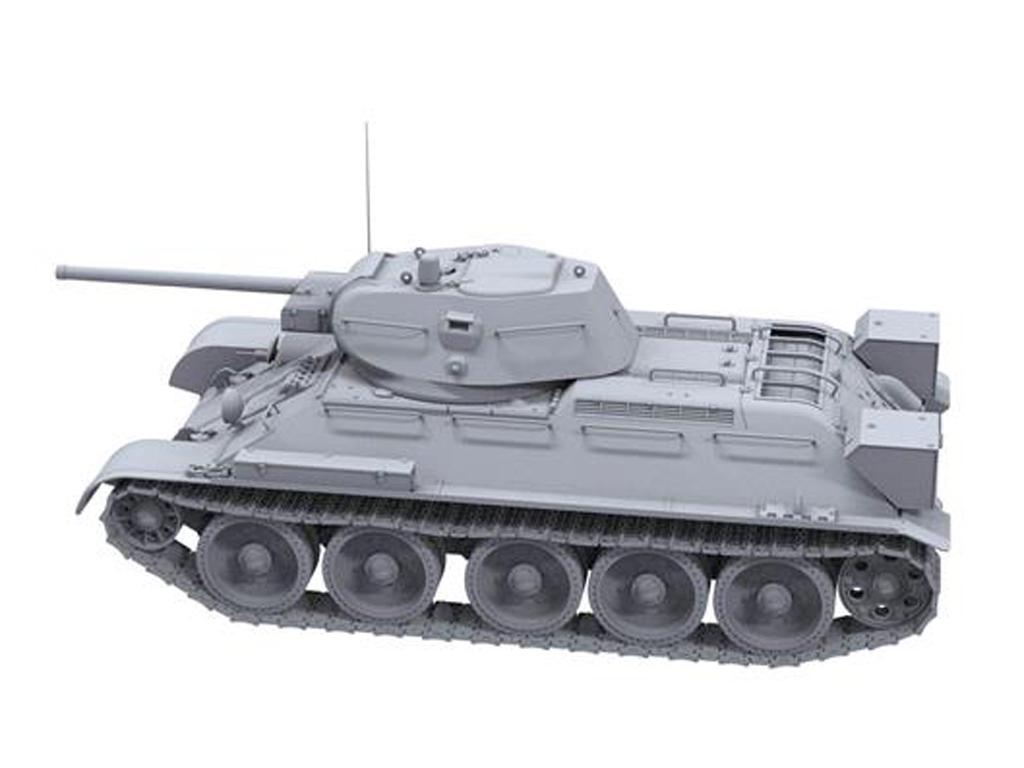 T-34 revisado (tipo 1) y T-34-76 (Vista 5)