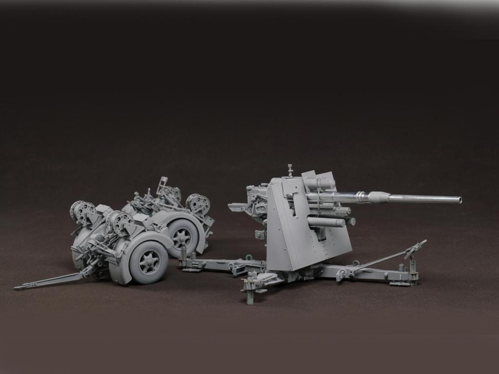 German Flak 36 88Gun w/6 Figure Limited Edition Metal Box (Vista 8)