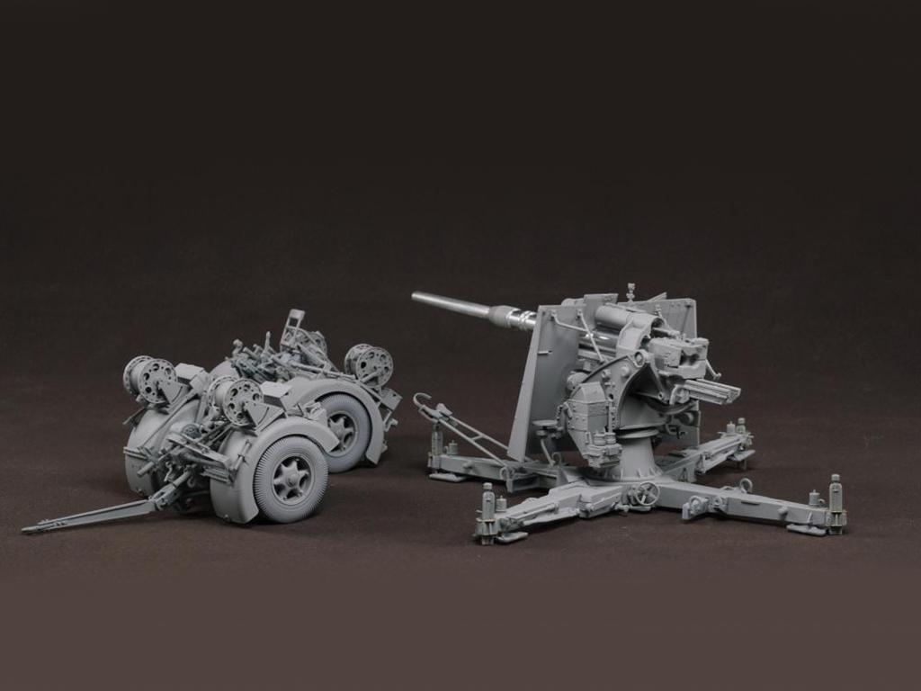 German Flak 36 88Gun w/6 Figure Limited Edition Metal Box (Vista 9)