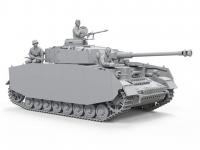 Panzer IV H Temprano / Medio con 4 Figuras (Vista 7)