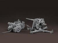 German Flak 36 88Gun w/6 Figure Limited Edition Metal Box (Vista 20)